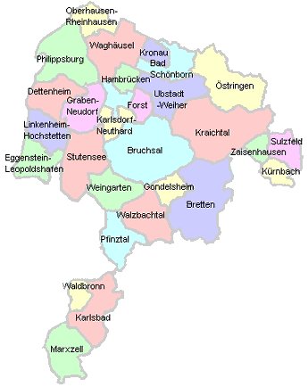 Gemeindes des Wahlkreises 176